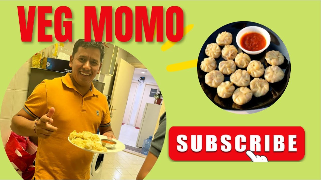 घर में बने शाकाहारी मोमो || Vegetarian Momo || Dubai || Vimal Vlogs@Mr & Mrs Joshi Dubai life❤️