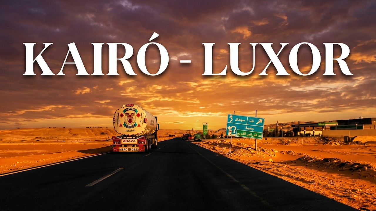 Road from Cairo to Luxor through the desert 2023’