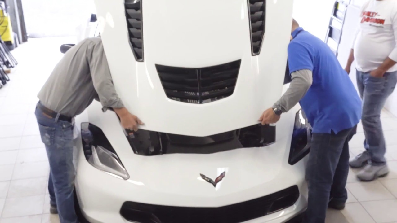 C7 Corvette Z06 Hood Extractor Conversion ACS Composite 45-4-171