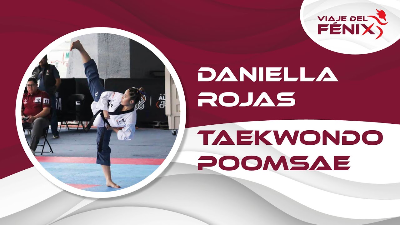“Ver un video me inspiró a competir en poomsae” - Daniella Rojas