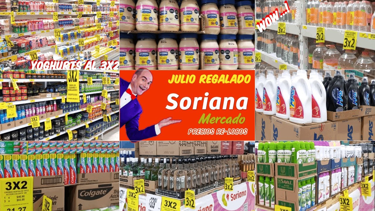 Recorrido Soriana Mercado | JULIO REGALADO | 3X2 En Vinos, Licores🍷 Higiene Bucal 🍦 Crema Corporal 🍪
