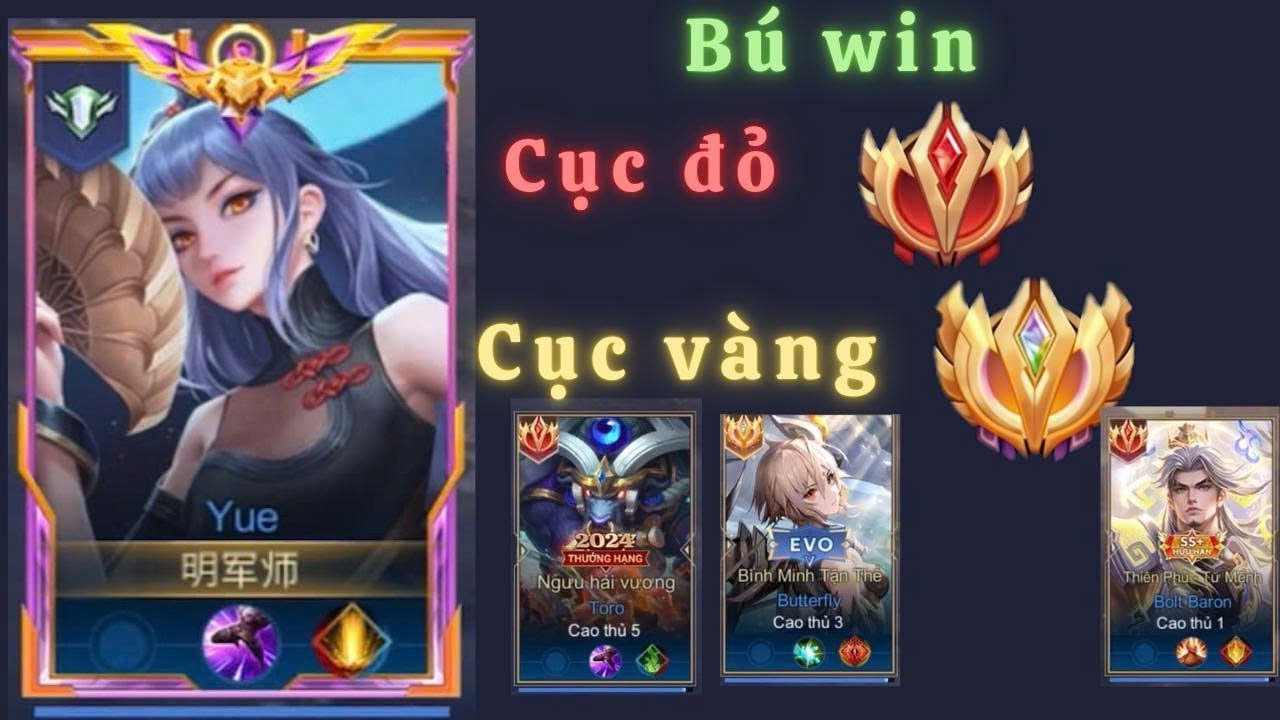 Yue #3: Bú win cục vàng cục đỏ :))
