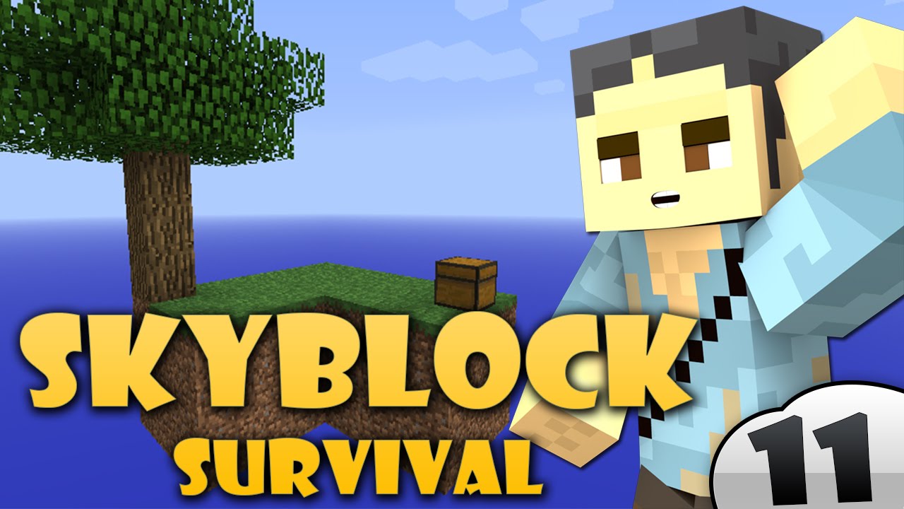 MINECRAFT: SKYBLOCK SURVIVAL - TUTTI IN PISCINA!! #11