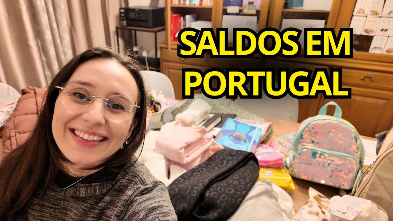 COME&Ccedil;ARAM OS SALDOS EM PORTUGAL! Olha o que compramos - PRE&Ccedil;OS DE ROUPAS DE ADULTO E CRIAN&Ccedil;AS