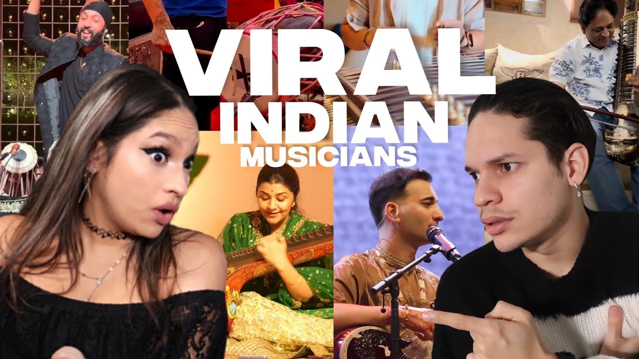 Indian Instruments are not for Beginners! Latinos react to Viral Indian MUSICIANS on Reels