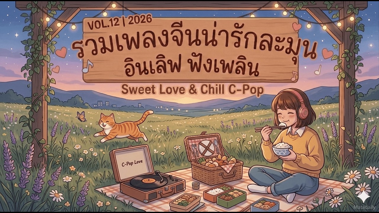VOL.12 | | รวมเพลงจีนน่ารักละมุน อินเลิฟ ฟังเพลินจนอยากหยุดเวลาไว้ 2026  Sweet Love & Chill C-Pop