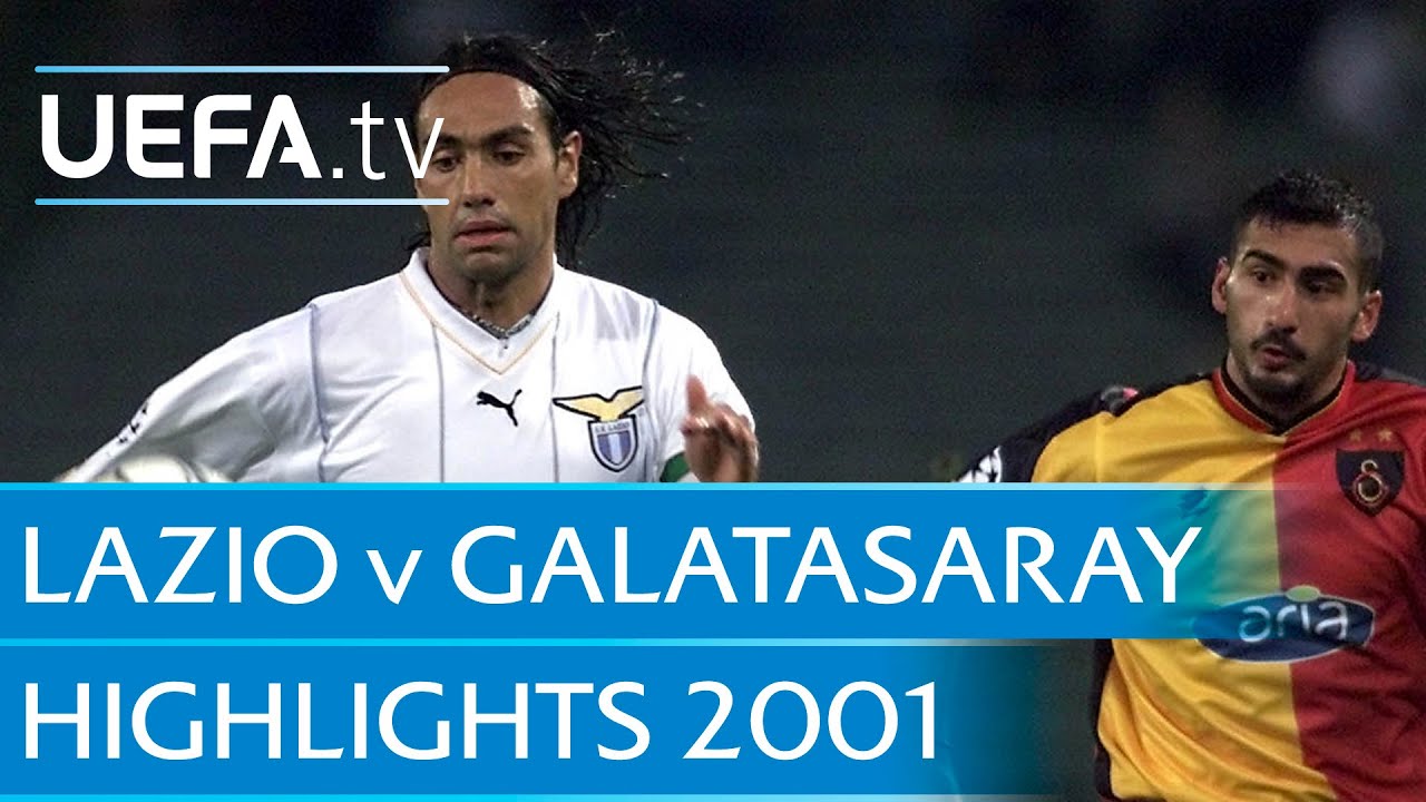 Galatasaray v Lazio: 2001 UEFA Champions League highlights