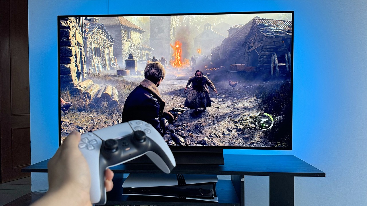 LG OLED C4 + Resident Evil 4 Remake PS5 Pro Gameplay 4K 60 Fps Hdr