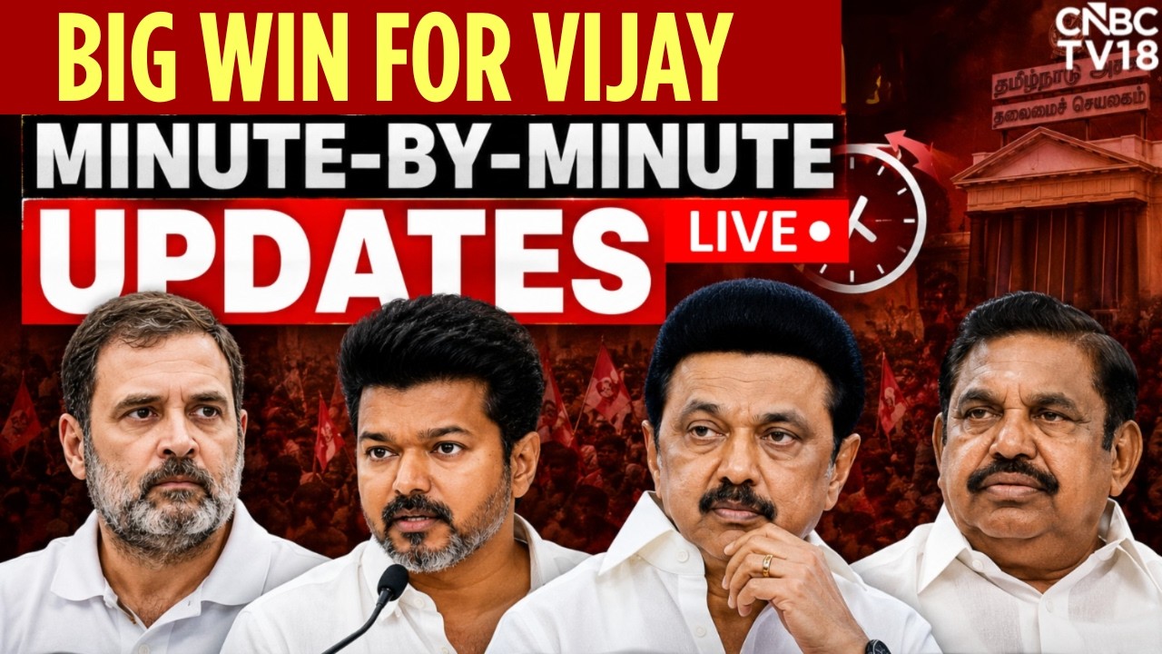 BIG BREAKING LIVE | TVK Vijay Meets Tamil Nadu Governor | TVK Secure Numbers VCK CPM Support | N18L