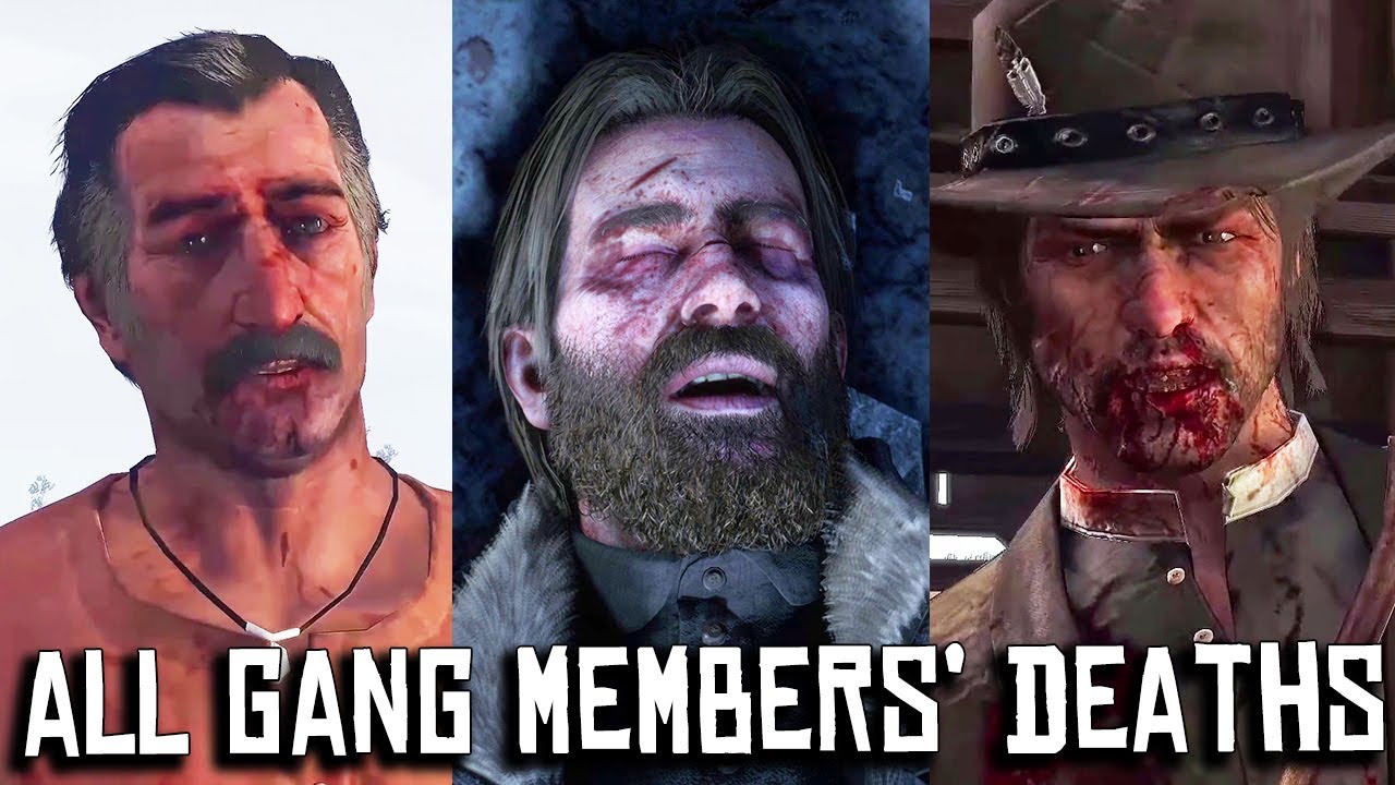 Red Dead Redemption 2 & 1 - All Gang Members' Deaths (from Davey to Abigail) [PC, 4K]