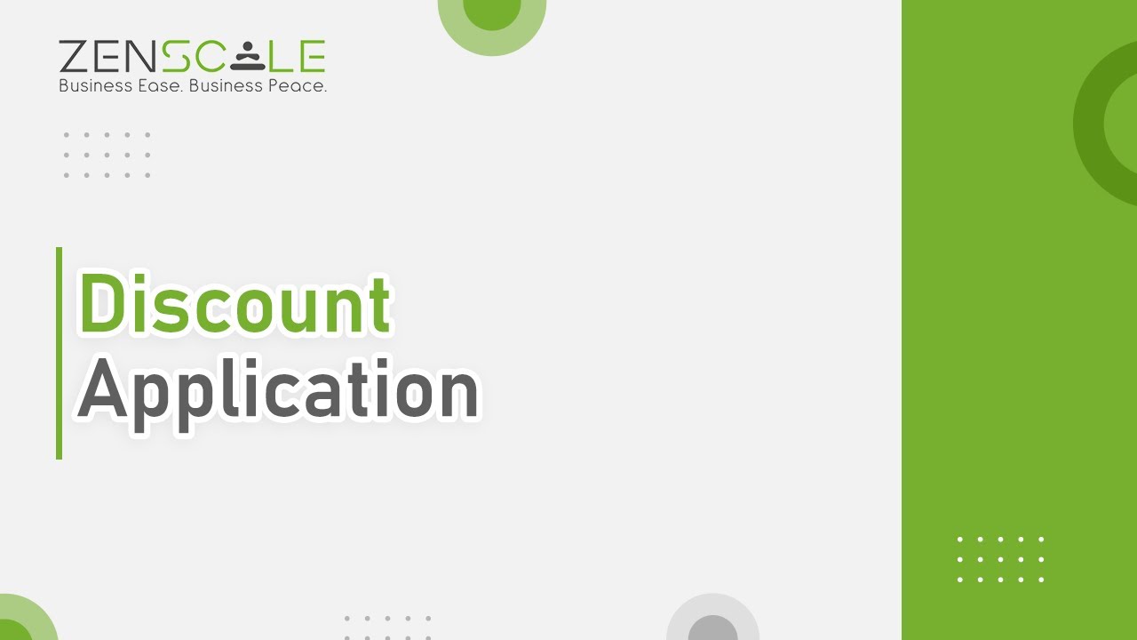 Discount Application | Zenscale