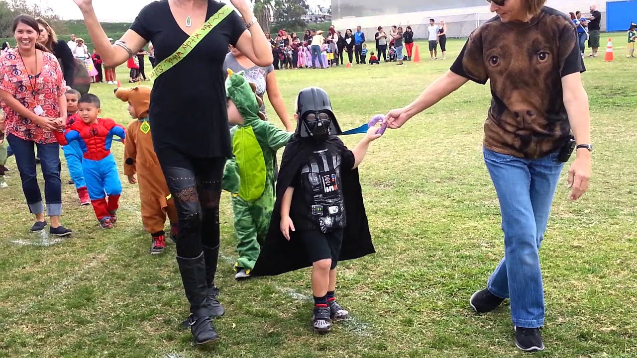 Halloween school parade for the kids 2014