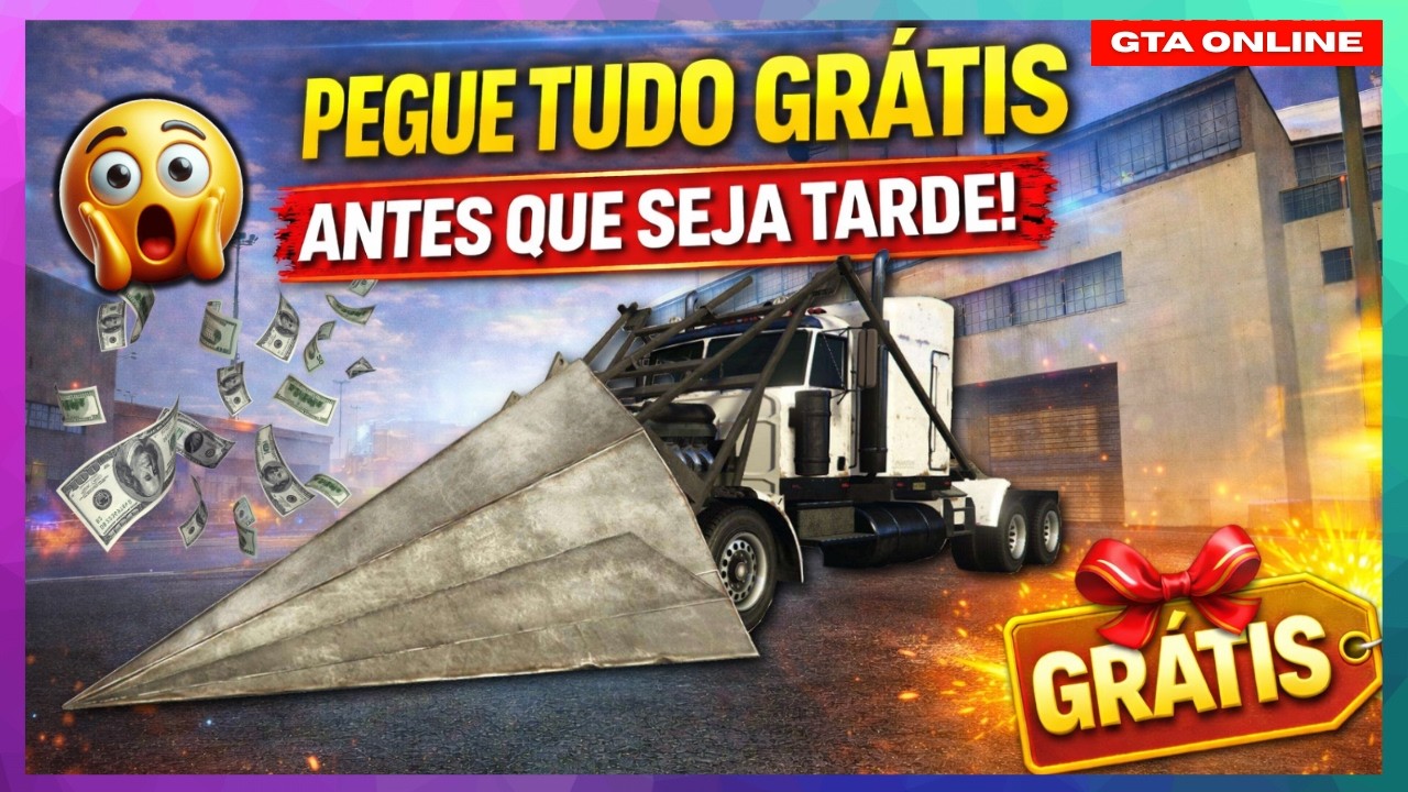 URGENTE! 6 COISAS GRÁTIS no GTA Online (PEGUE ANTES QUE ACABE)