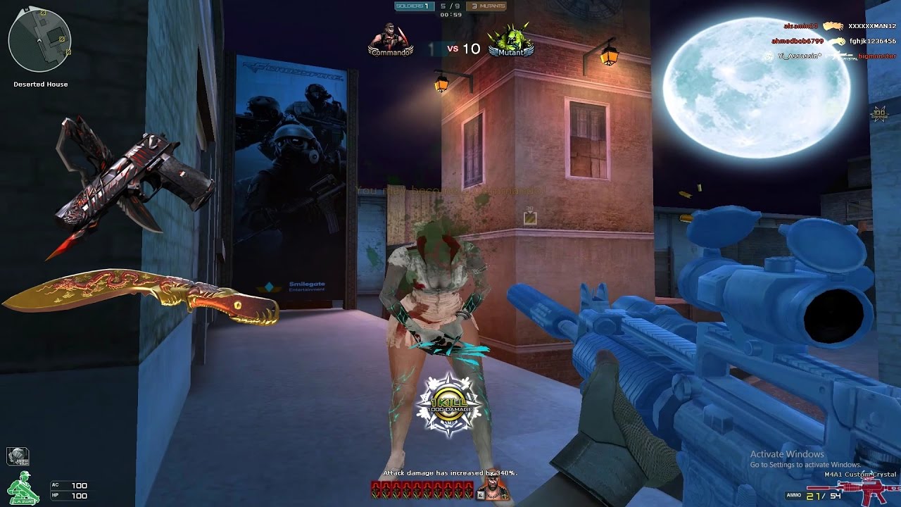 Crossfire M4A1 Custom Crystal| Hero Mode X by [MS]Aquarius