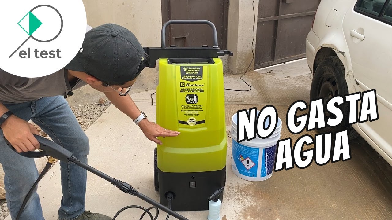 Esta hidrolavadora NO GASTA agua | Koblenz HLT-370V | El test