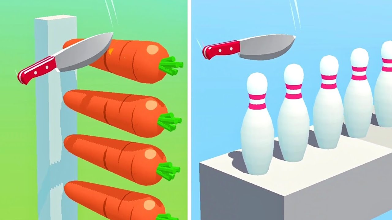 Slice It All Gameplay! Satisfying and Relaxing ASMR Slicing Video
