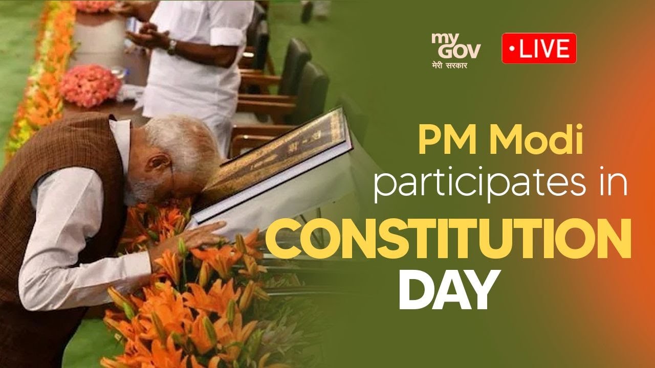 LIVE : PM Modi participates in Constitution Day celebrations at Central Hall of Samvidhan Sadan