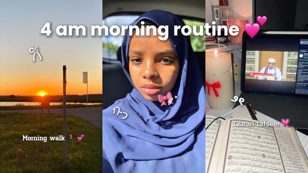 Sida Aan U Bilaabo Maalintayda 4 AM 💕| Subax Degan 🌸🎀& Ruuxi ✨