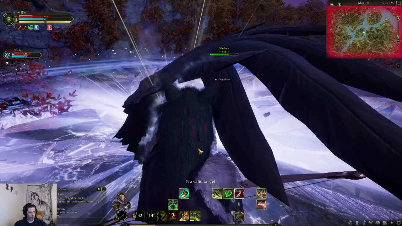 Ashes of Creation Alpha 2    Gryphon Farming