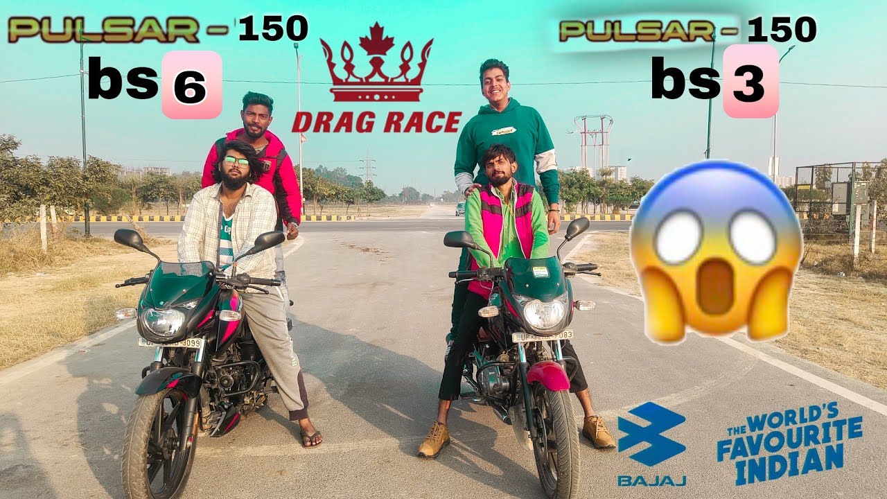 Pulsar 150 Bs6 Vs Pulsar 150 Bs3 | Drag race | Vivek Kumar