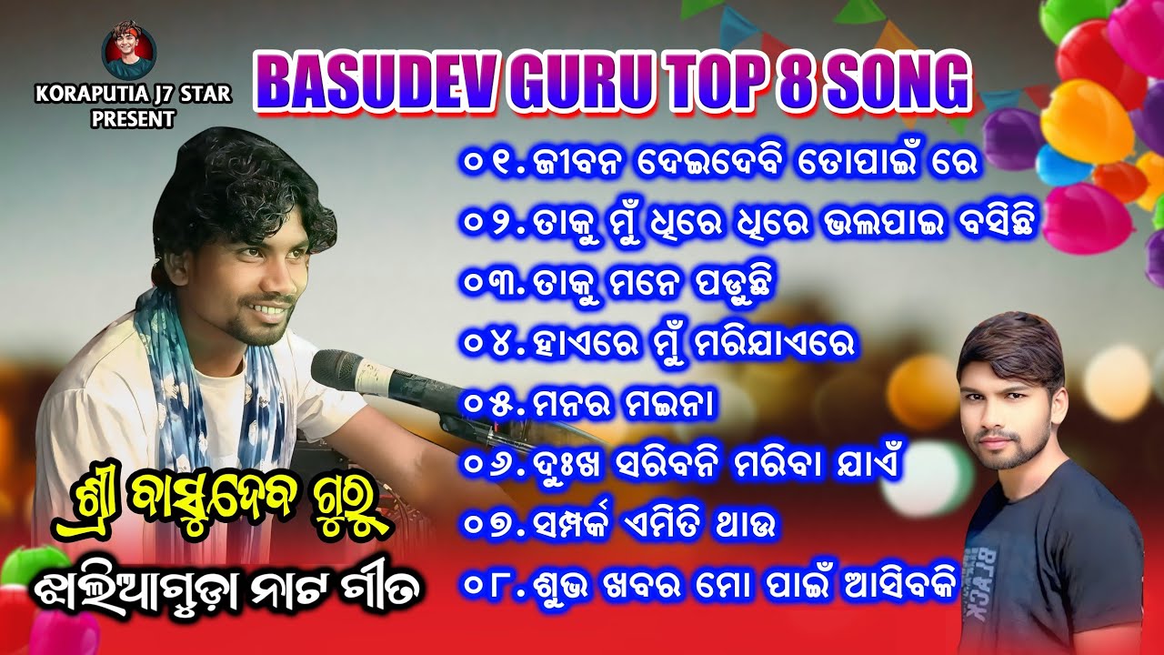 Basudev Guru Top 8 Song | ଝାଲିଆଗୁଡ଼ା ନାଟ ଗୀତ | Koraputia Natok Song | Vasudev Guru Natok Jhaliaguda