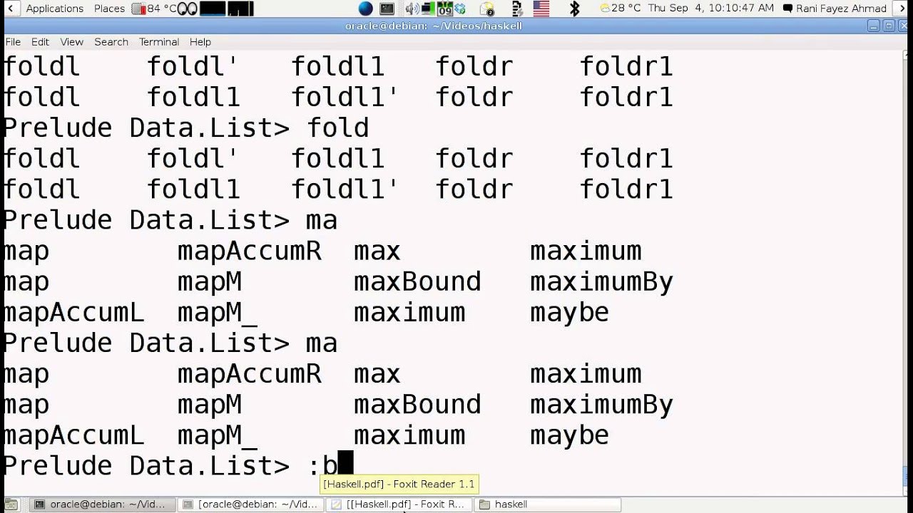 Haskell Programming Tutorial-20: Using GHCi Effectively (English Version)