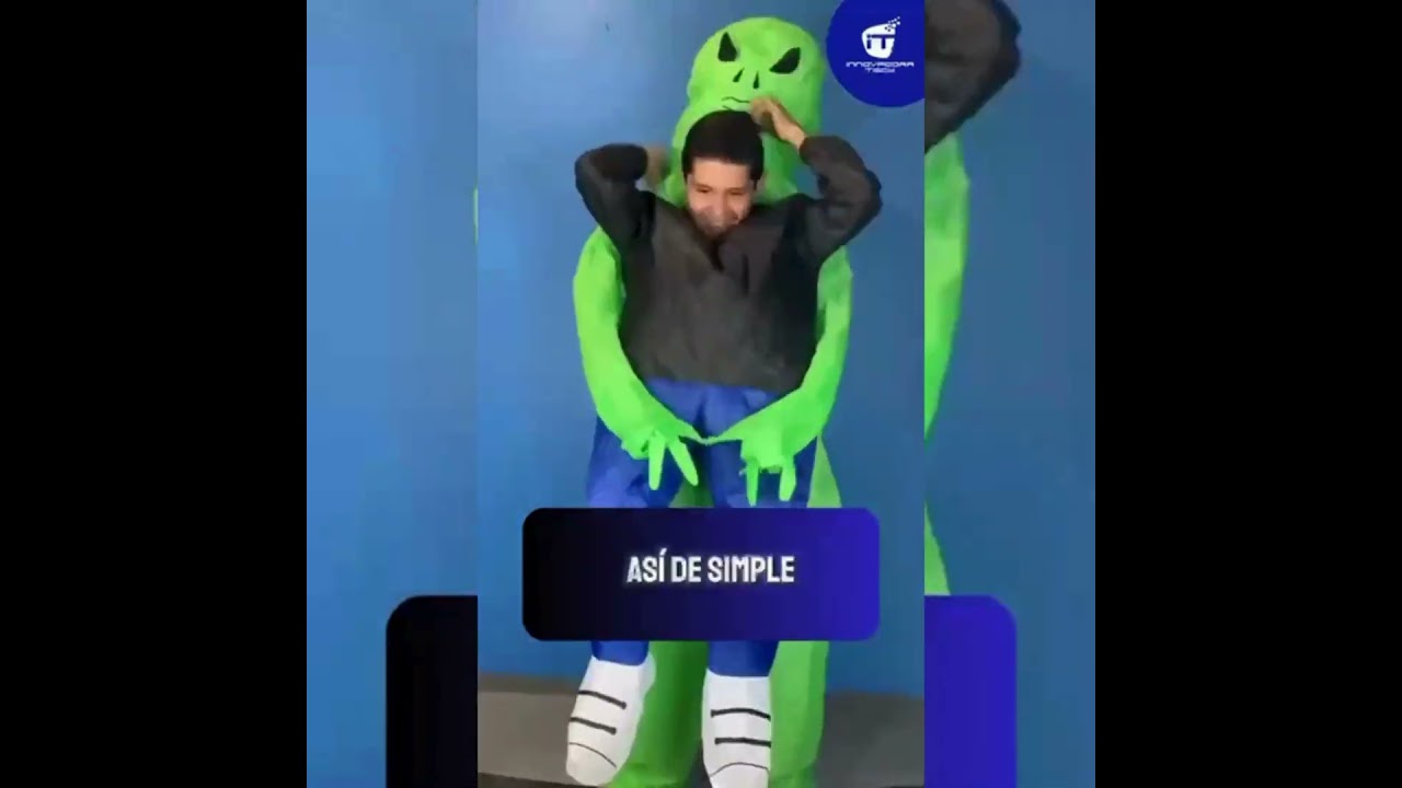 C&oacute;mo Usar tu Disfraz de Alien Inflable | Gu&iacute;a de Uso | Innovadora Tech