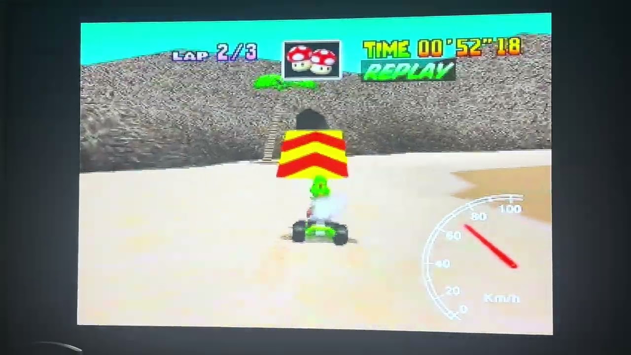 Mario Kart 64 - Koopa Troopa Beach 3-Lap 1’36”56 PAL