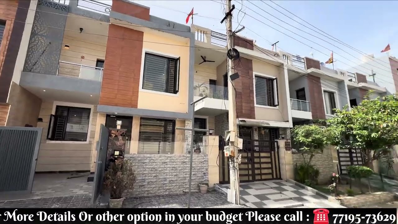 110 Gaj Duplex house in Sector 125 Mohali, Sunny enclave ( Kharar)