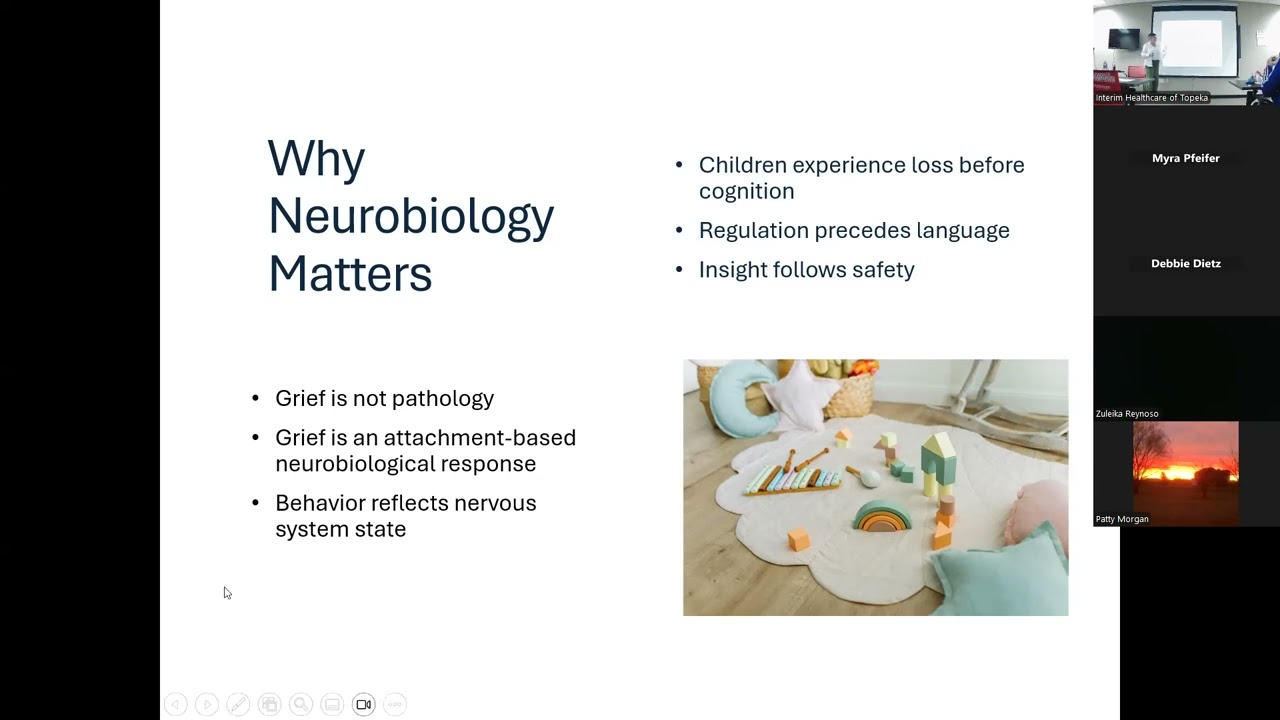 Puddle Jumping: Understanding the Neurobiology of How Children Grieve.