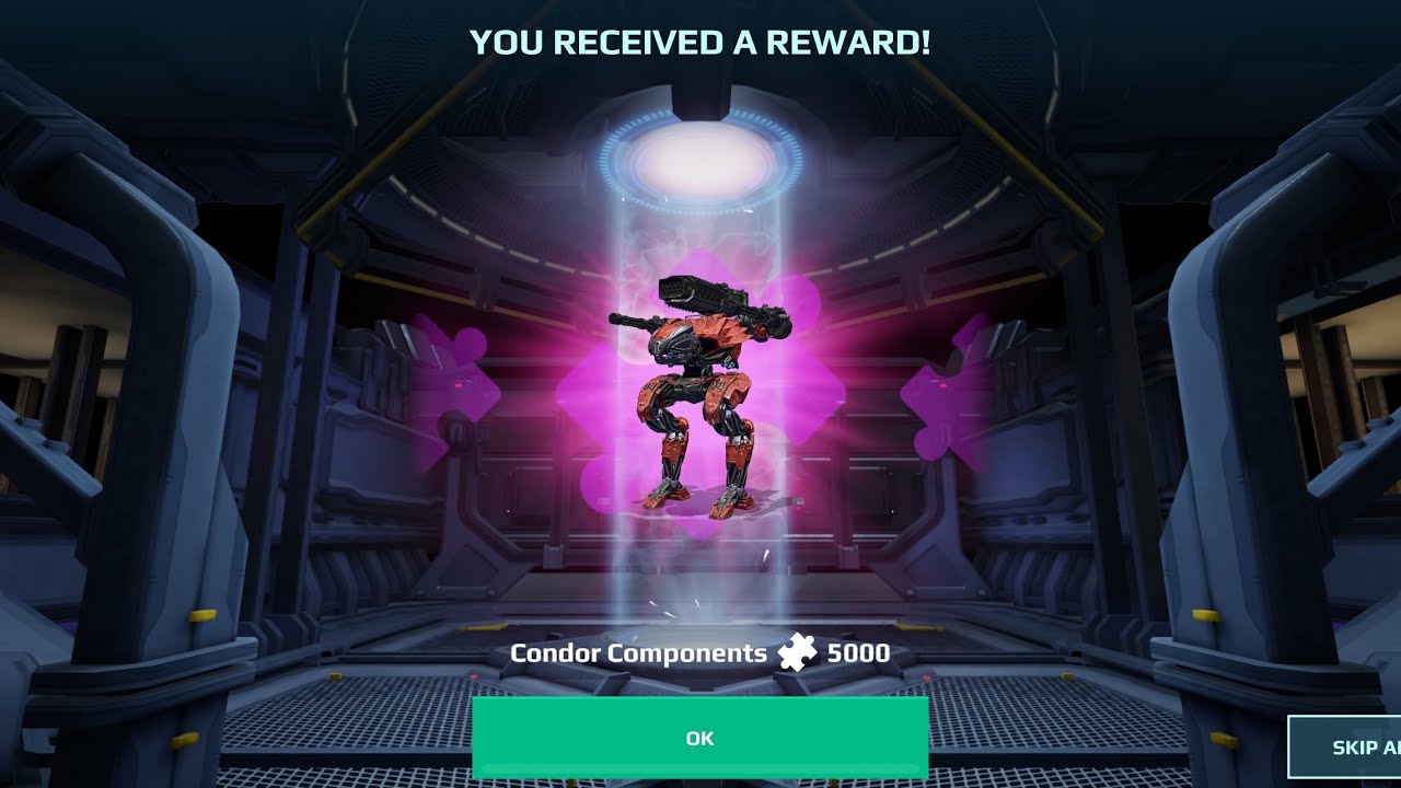 🏆🎉 winning the condor 🎉🏆 #warrobots #opening #mobilegameing  #viral
