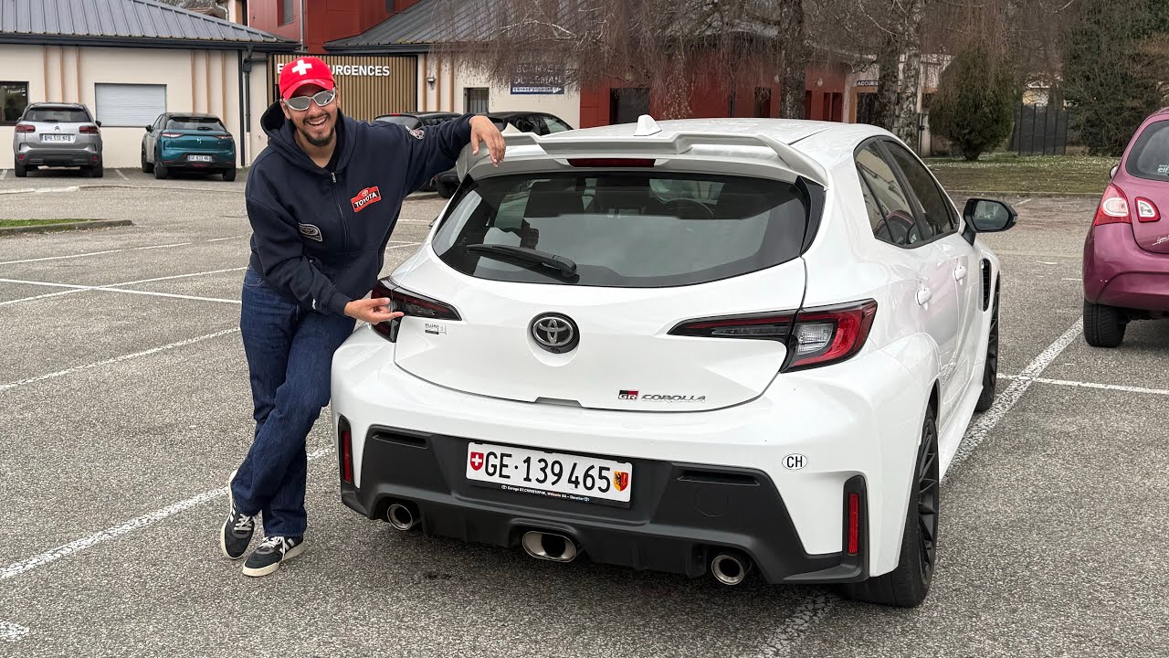 Je teste la fameuse COROLLA GR en Europe￼￼🇯🇵 #toyotagazooracing #corollagr 