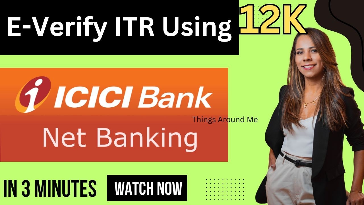 ITR E-Verify using ICICI net banking | Income Tax E-verify using ICICI net banking