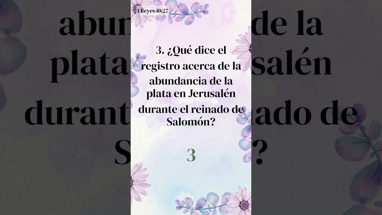 Grandes escenas bíblicas revividas en forma de quiz - Quiz Bíblico en 1 Minuto (968)