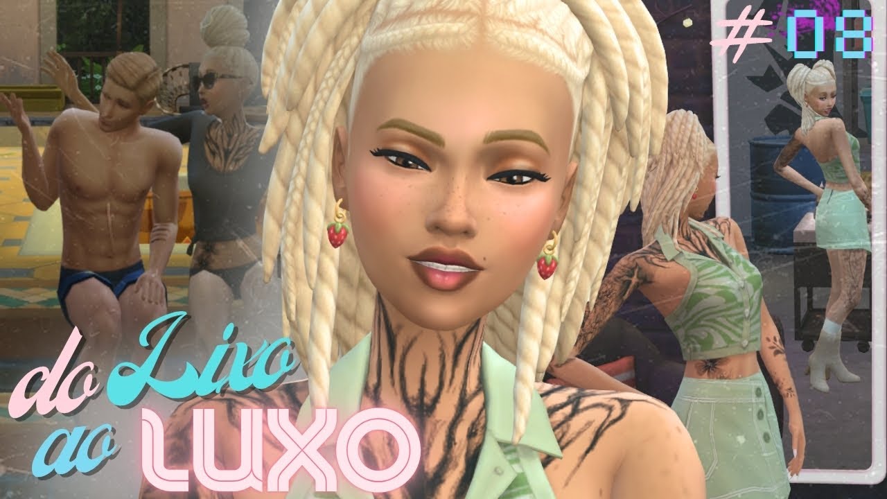 FIZEMOS NOSSA 1º TATUAGEM + CANSEI DE SER HUMILHADA POR ELE - DO LIXO AO LUXO l The Sims 4