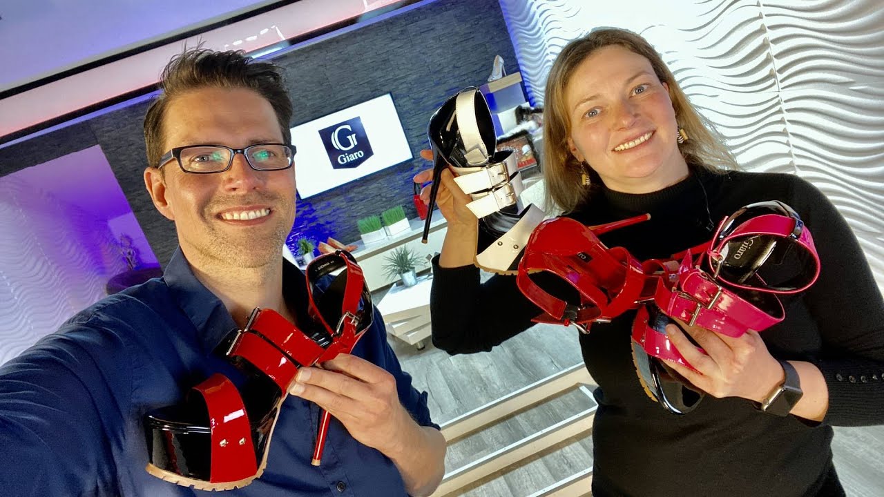 Große Füße schick gekleidet: High Heels von Giaro heute – 03.05. - im schuhplus Teleshop