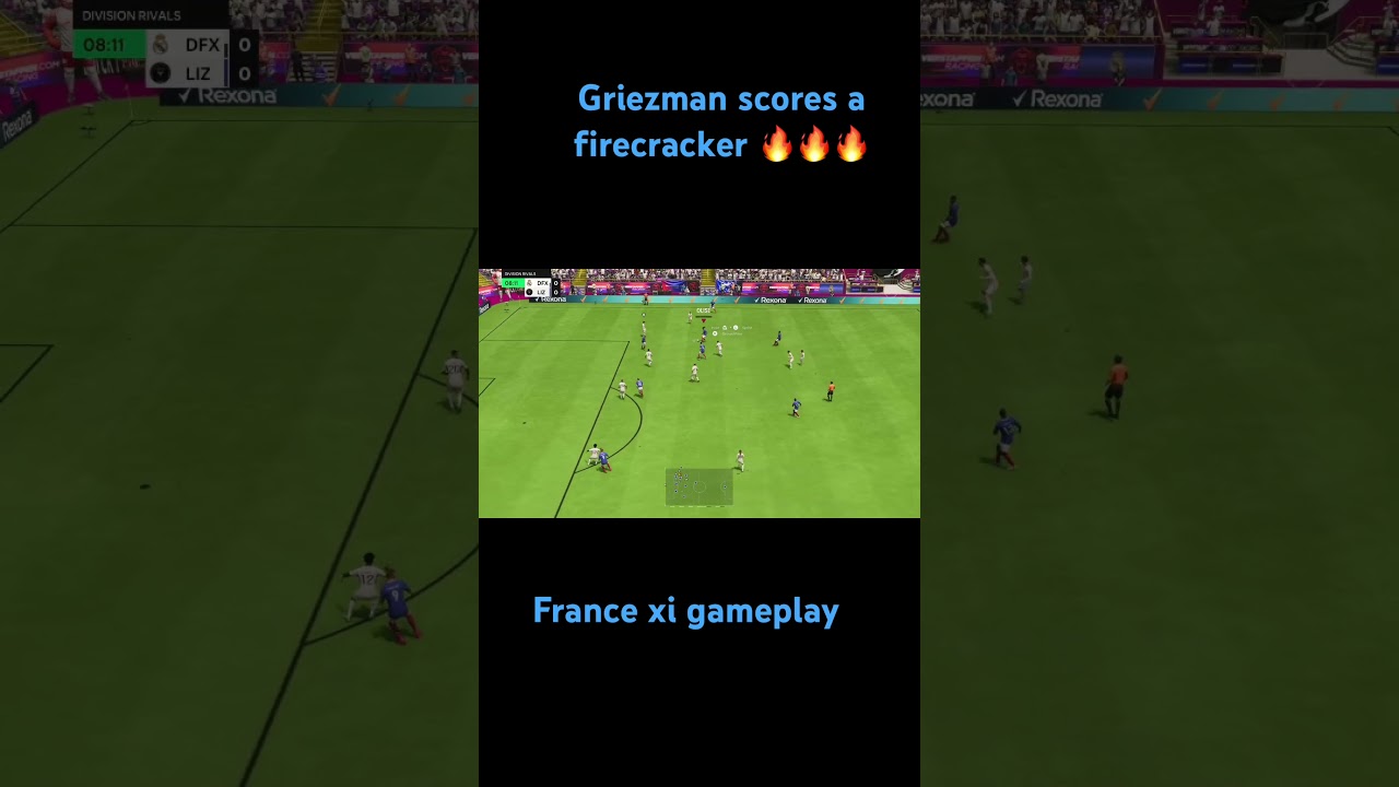 Fc24 France lineup gameplay Mbappe and Griezman #music #fc24 #fifa #football #soccer #mbappe