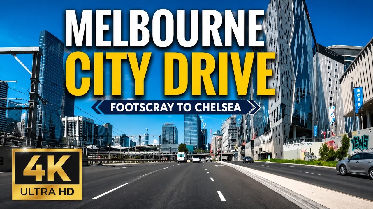 Melbourne Australia Drive - FOOTSCRAY TO CHELSEA | Car Drive