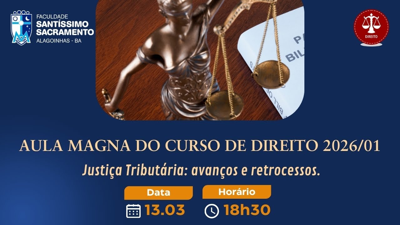 Aula Magna do Curso de Direito 2026/01