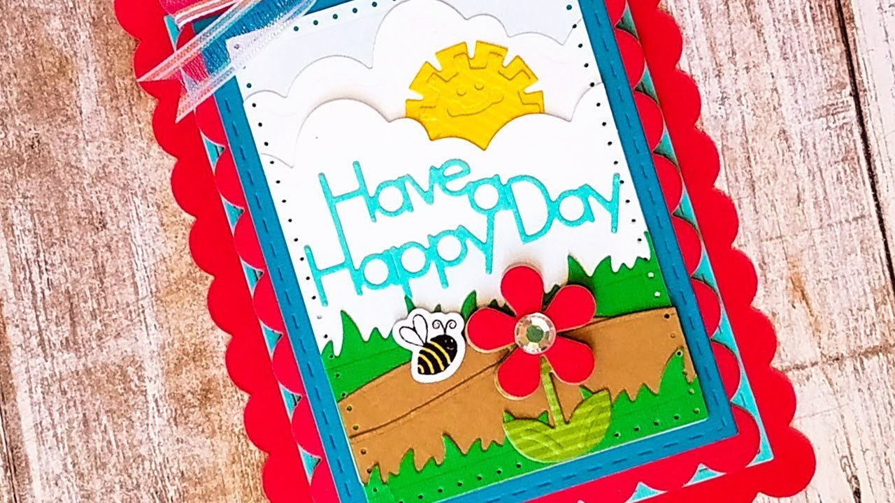 New Sizzix Scallop Card Die set & moretoast2stamp by The Stamps of Life