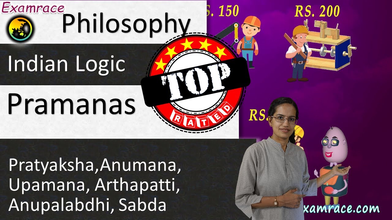 Pramanas: Pratyaksha, Anumana, Upamana, Arthapatti, Anupalabdhi, Sabda (Indian Logic)
