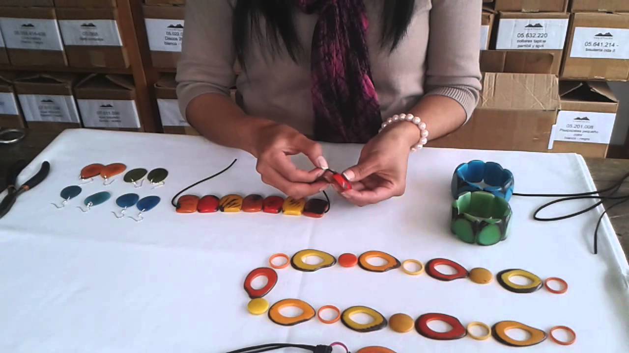 DIY tagua jewelry
