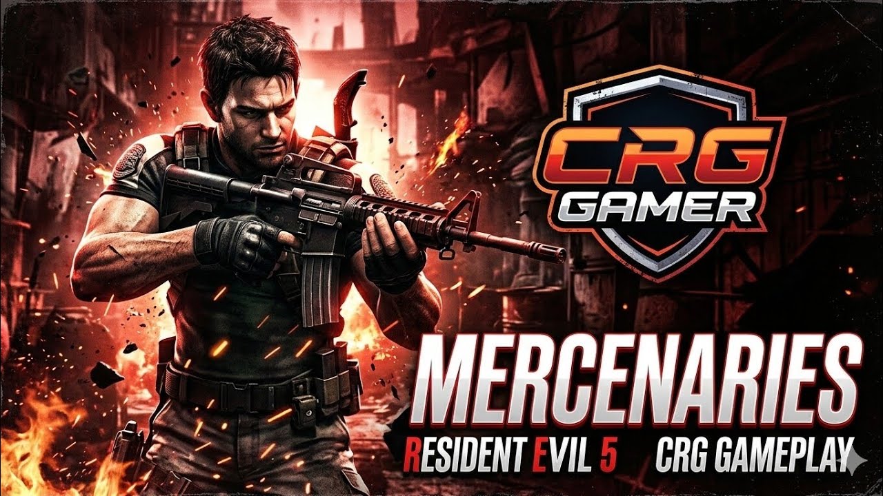 ¡CHRIS REDFIELD ES UNA BESTIA! 🧟‍♂️ | Mercenarios (Resident Evil 5) - CRG Gamer