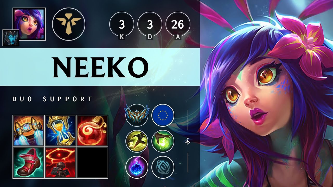 Neeko Support vs Poppy - EUW Challenger Patch 25.20