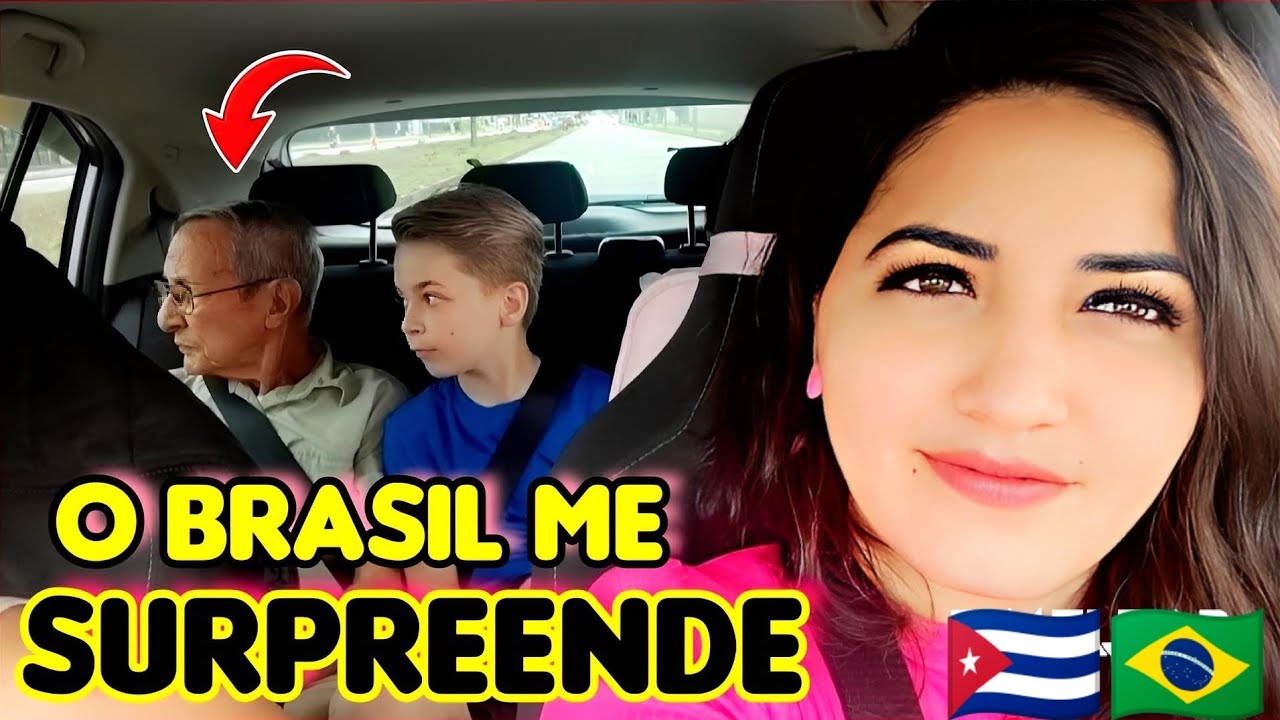 FAMÍLIA CUBANA VISITANDO UM SHOPPING PELA PRIMEIRA VEZ NA VIDA.Isso não existe lá. Cubanos no Brasil