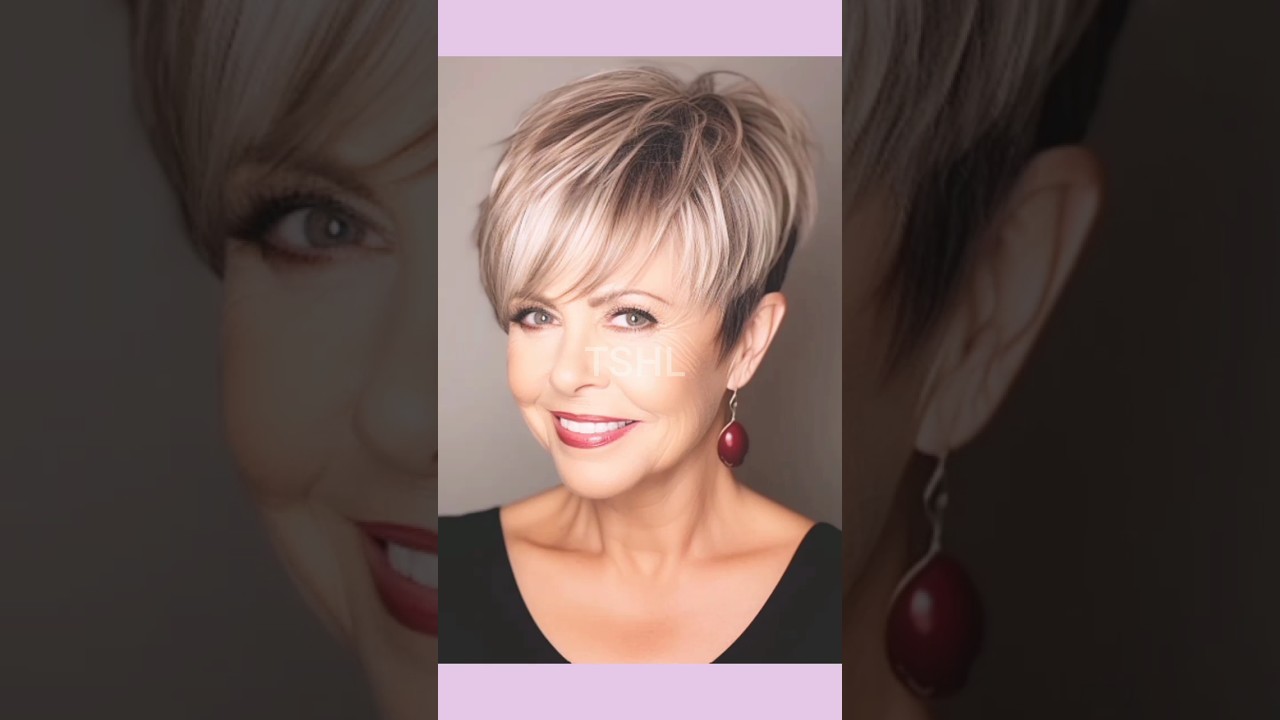 Best Pixie Cuts for Older Women #shorts #pixie #over50