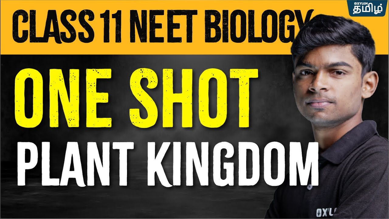 ONE SHOT : Plant Kingdom | Class 11| NEET 2024 | Tony Sir | Xylem NEET Tamil