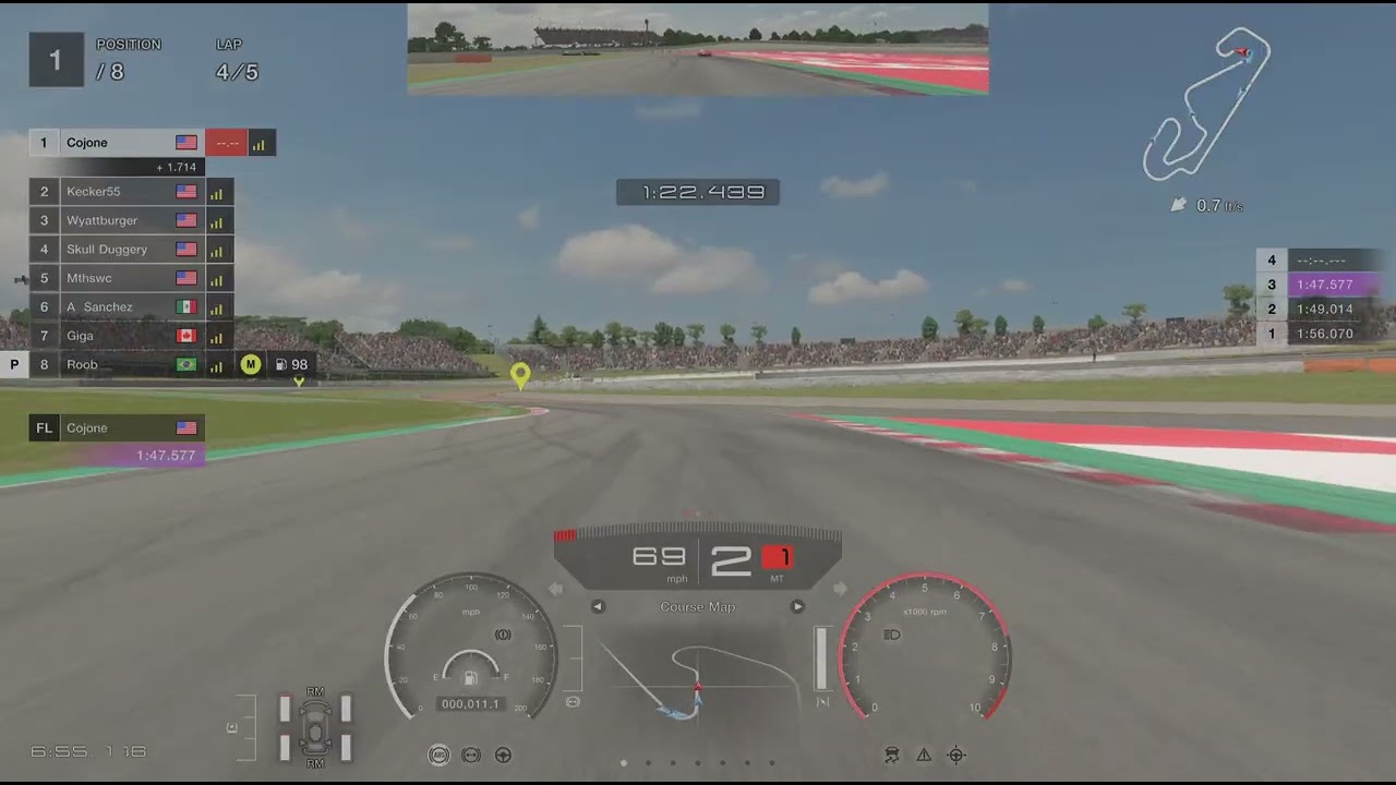 Gran Turismo 7 first online win