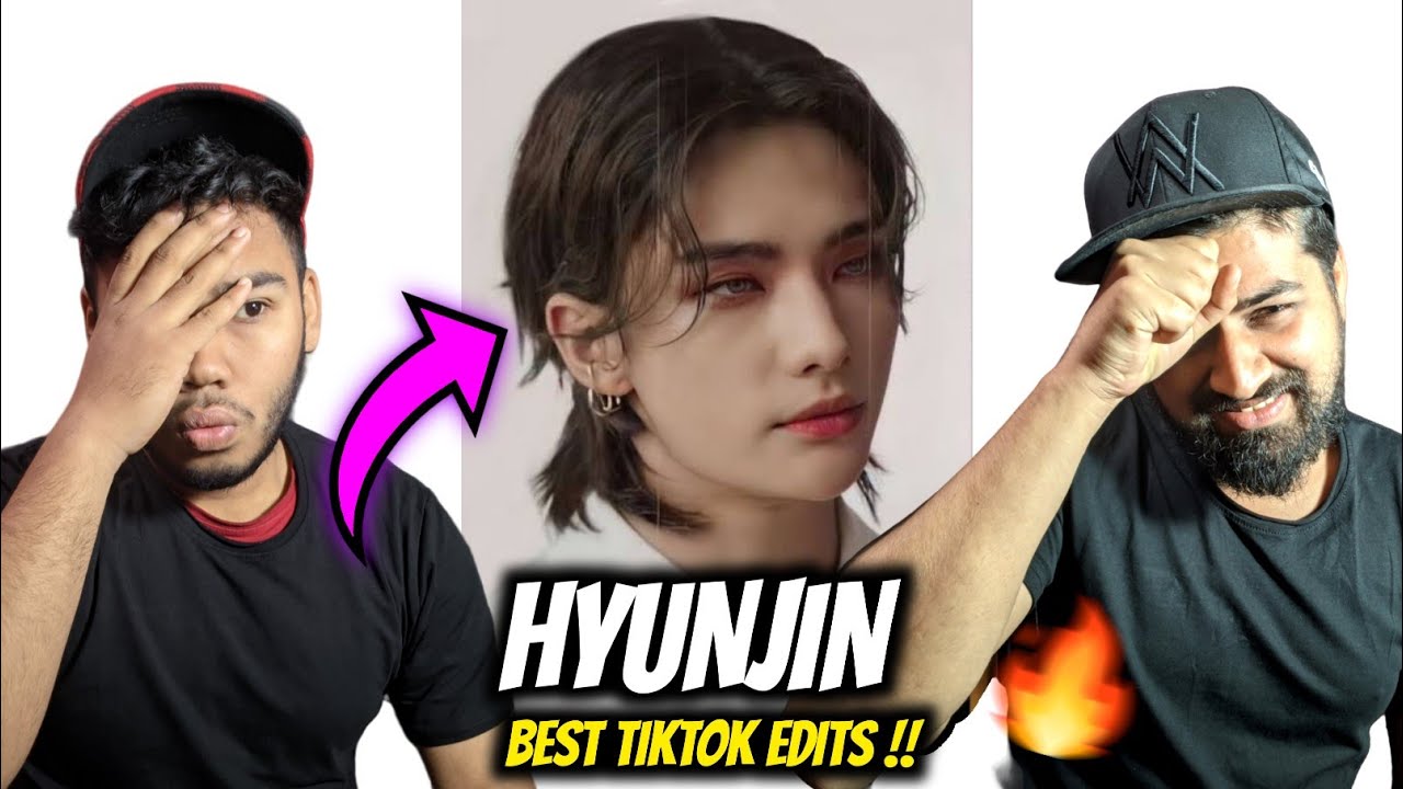 Reaction To Straykids Hyunjin BEST Tiktok Edits kpop ! #5