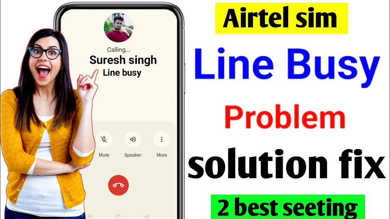 airtel line busy problem/airtel sim line busy problem/airtel line busy problem solution/call busy✅